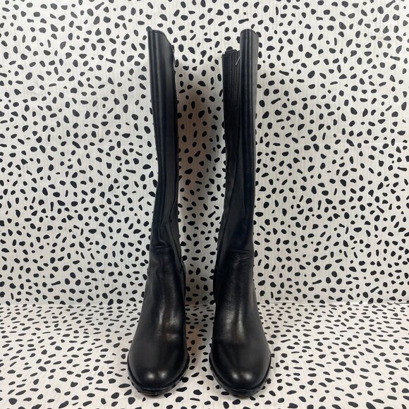 MADEWELL Women's True Black The Selina Tall Boot Extended Calf SZ 9-M NH210 - Picture 2 of 13